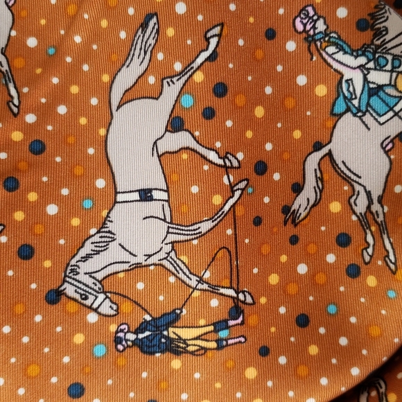 Equestrian Bandana Cowgirl Scarf Cowgirl Bandana Cowboy Elegant English Saddle - Picture 7 of 13